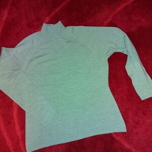 Henri Bendel Green Turtleneck Sweater